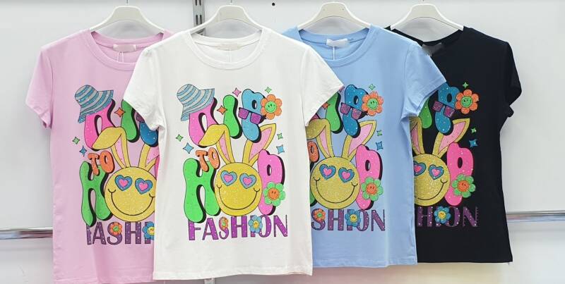 Bluzki damskie Roz M-2XL, Mix Kolor Paczka 12 szt 1